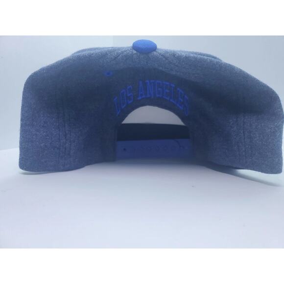 Los Angeles Hat Top Level Snapback Blue/white 100% Cotton - Picture 2 of 2